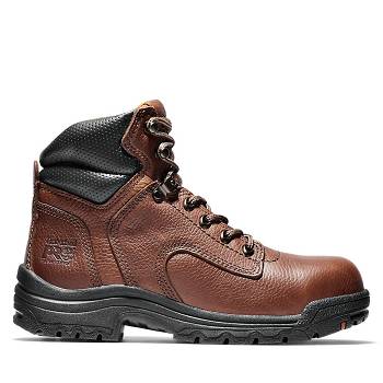 Timberland Női PRO TiTAN 6" Alloy Toe Munkavédelmi Bakancs Gesztenyebarna